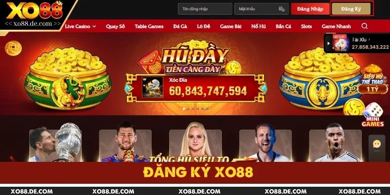 Đăng Ký XO88 - Tạo Tài Khoản Dễ Dàng Chỉ Trong 1 Phút 