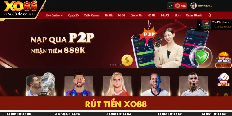 Rút Tiền XO88 Siêu Tốc – Chạm Là Có, Không Lo Trễ Hẹn