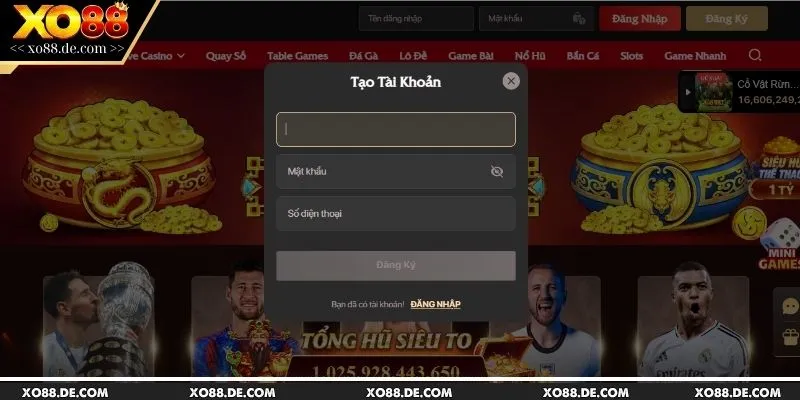 Tổng hợp các yêu cầu tại XO88 